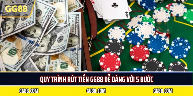 Quy trình rút tiền GG88 dễ dàng với 5 bước